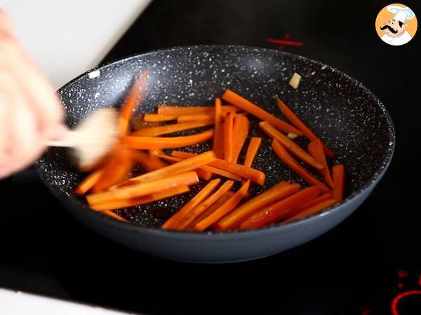 Bibimbap, perinteinen korealainen ruokalaji - Valmistelu askel 7