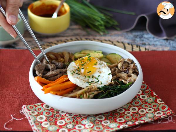 Bibimbap, perinteinen korealainen ruokalaji - Valmistelu askel 13
