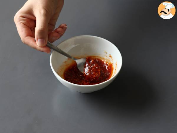 Korealaistyylinen lohi gochujang-kastikkeella, valmis 8 minuutissa - Valmistelu askel 2
