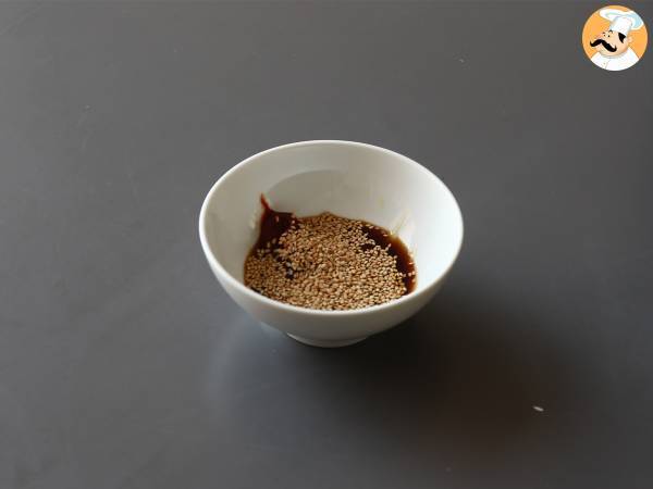 Korealaistyyliset sienet - Shiitake-sienet gochujang-kastikkeessa - Valmistelu askel 1