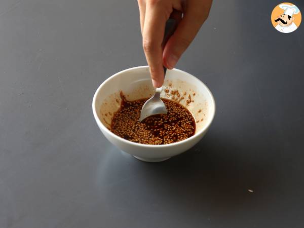 Korealaistyyliset sienet - Shiitake-sienet gochujang-kastikkeessa - Valmistelu askel 2
