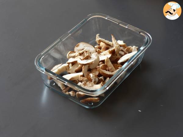 Korealaistyyliset sienet - Shiitake-sienet gochujang-kastikkeessa - Valmistelu askel 3