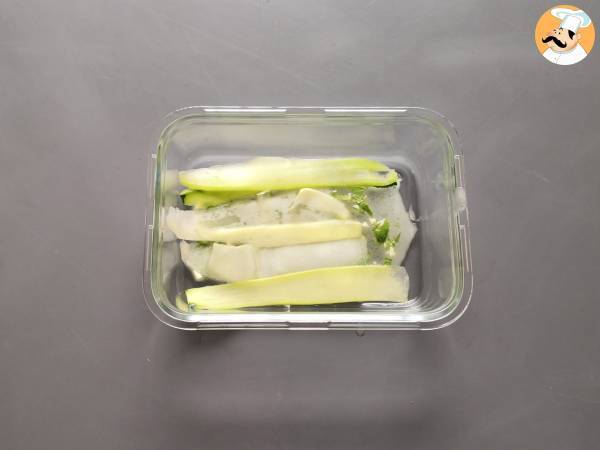Marinoidut kesäkurpitsat, täydellinen vihannescarpaccio kesään! - Valmistelu askel 4
