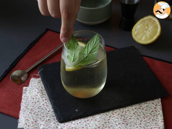 Spritz St-Germain ja elderflower-likööri, kesän erittäin raikas cocktail - Valmistelu askel 5