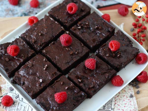 Suklaa-vadelma-brownie, puhdasta herkuttelua! - Valmistelu askel 6