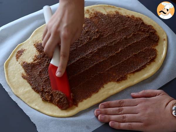 Kanelipullat, kanelibriossit vaniljakuorrutuksella - Valmistelu askel 5