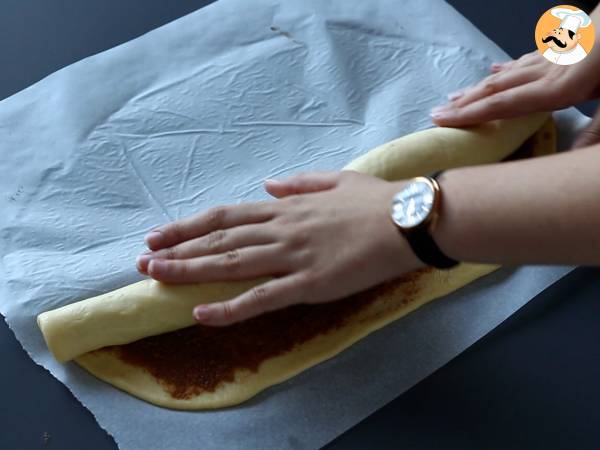 Kanelipullat, kanelibriossit vaniljakuorrutuksella - Valmistelu askel 6