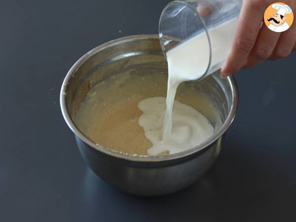Sokerittomat omenapannukakut - Valmistelu askel 2