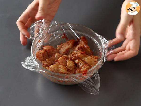 Voi-kana, intialainen ruokalaji par excellence kanan kanssa! - Valmistelu askel 1