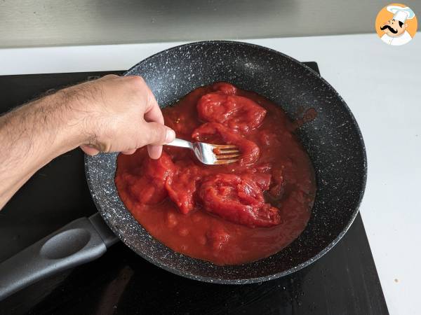 Pasta all'amatriciana, perinteinen resepti selitetty askel askeleelta - Valmistelu askel 5
