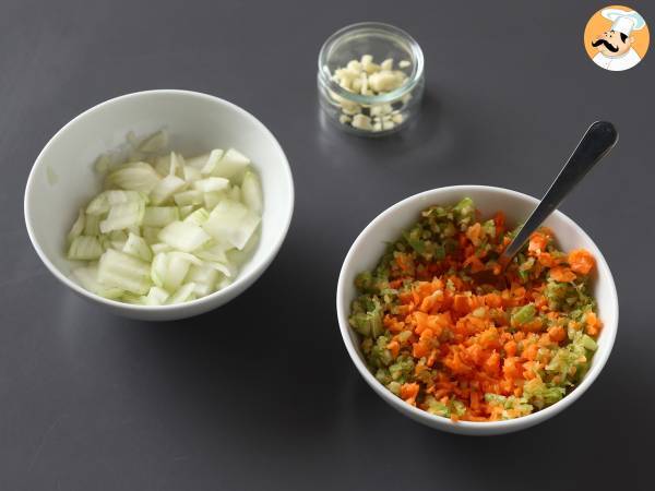 Kasvislasagne (et usko sitä!) - Valmistelu askel 1