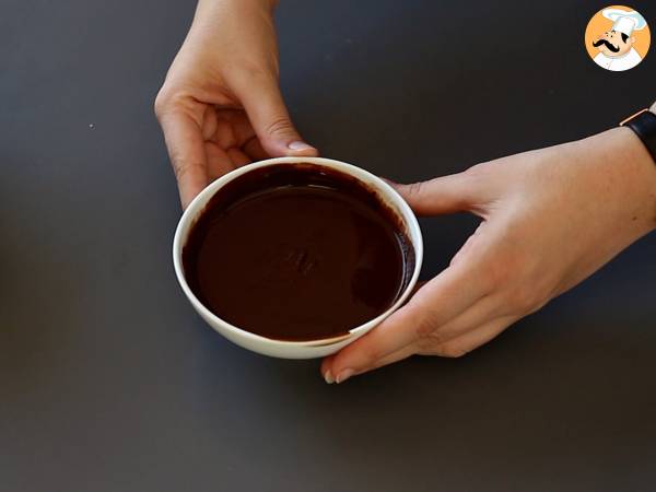 Brookies, täydellinen yhdistelmä brownieita ja keksiä. - Valmistelu askel 1