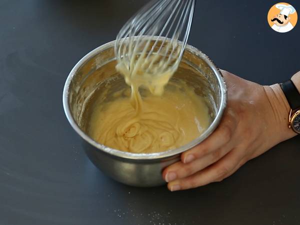 Brookies, täydellinen yhdistelmä brownieita ja keksiä. - Valmistelu askel 2