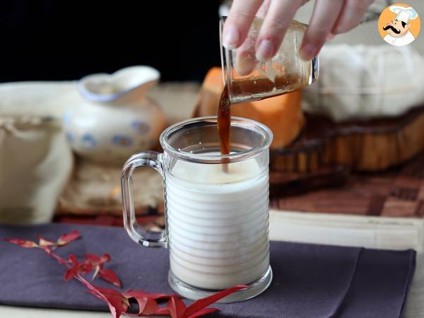 Kurpitsamausteinen latte kotitekoisella kurpitsasiirapilla! - Valmistelu askel 2