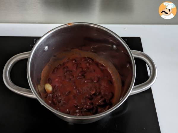 Pasta e fagioli, nopea ja kermainen resepti - Valmistelu askel 2