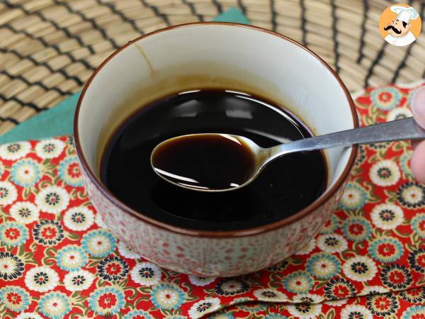 Kotitekoinen teriyaki-kastike, täydellinen lohen ja kanan kanssa! - Valmistelu askel 5