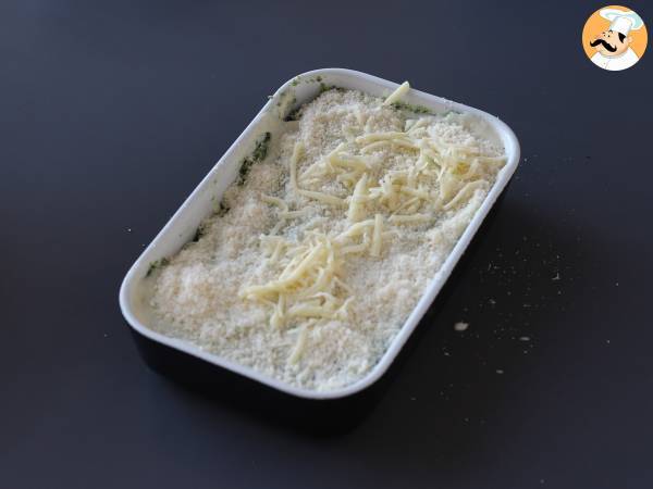 Erittäin sulavaa ricotta- ja pinaattilasagnea - Valmistelu askel 9
