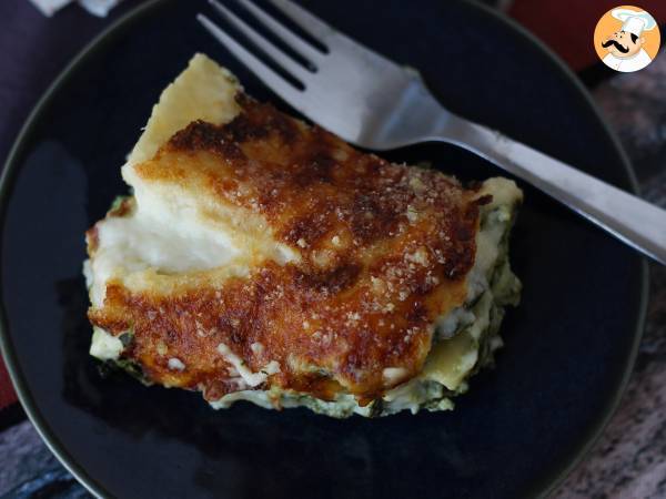 Erittäin sulavaa ricotta- ja pinaattilasagnea - Valmistelu askel 13