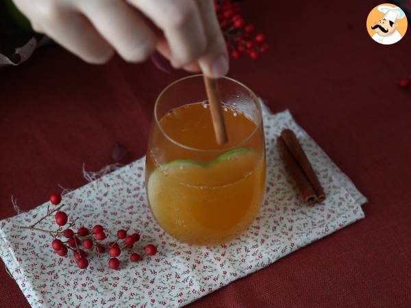 Kurpitsaspritz, mausteinen cocktail kurpitsasiirapilla! - Valmistelu askel 4