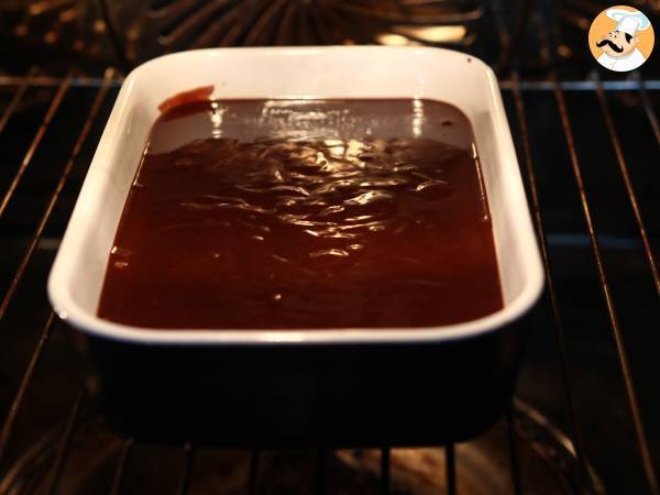 EXTRA FONDANT suklaa- ja kastanjakermakakku, jossa on vain 4 ainesosaa. - Valmistelu askel 4