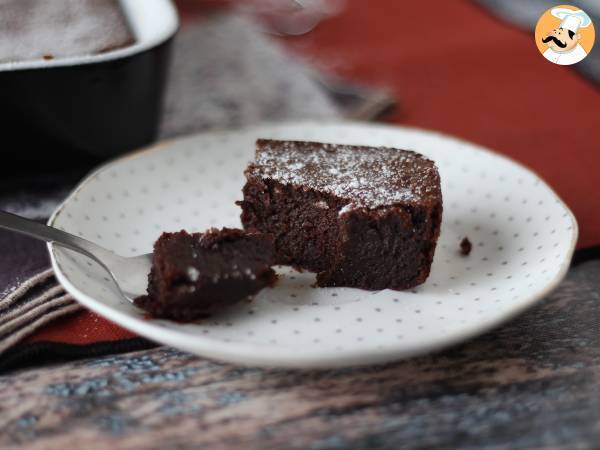 EXTRA FONDANT suklaa- ja kastanjakermakakku, jossa on vain 4 ainesosaa. - Valmistelu askel 5