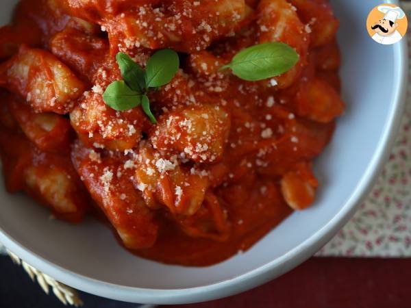 Gnocchi alla Sorrentina pannulla: nopea ja juustoinen resepti, jota kaikki rakastavat! - Valmistelu askel 11