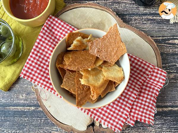 Crostini, rapea parmesaanialkupala - Valmistelu askel 4