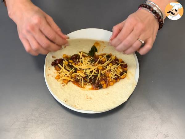 Kasvis enchiladat - Valmistelu askel 3