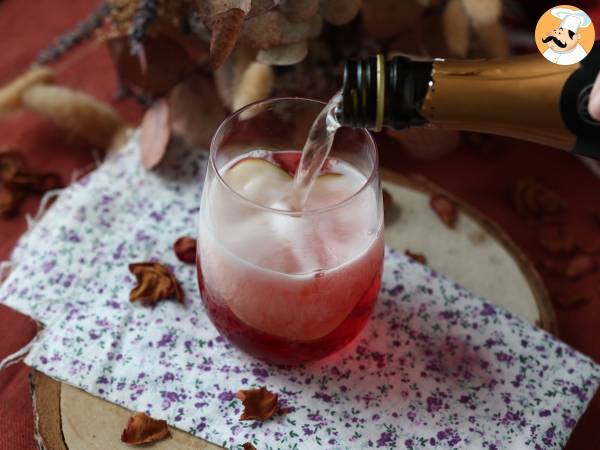 Täydellinen cocktail ystävänpäiväksi, karpalo spritz! - Valmistelu askel 5