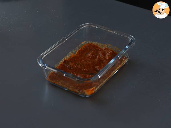 Meksikolaistyyliset kananrumpujen palat herkullisella marinadilla - Valmistelu askel 2