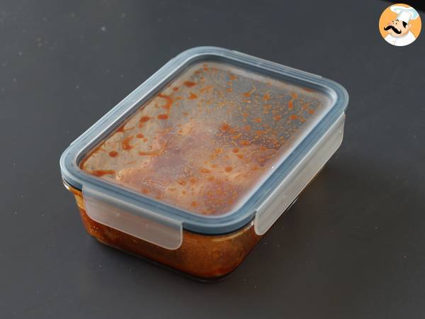 Japanilaisella marinadilla maustetut kananrumpujen palat - Valmistelu askel 4