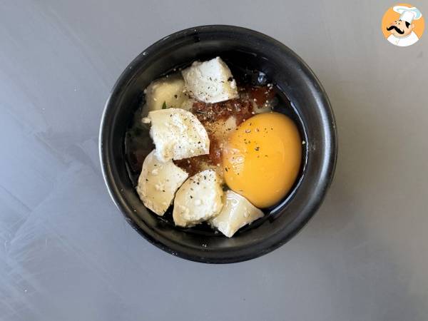 Munapadassa vuohenjuustolla ja aurinkokuivatuilla tomaateilla Air Fryerissa! - Valmistelu askel 3