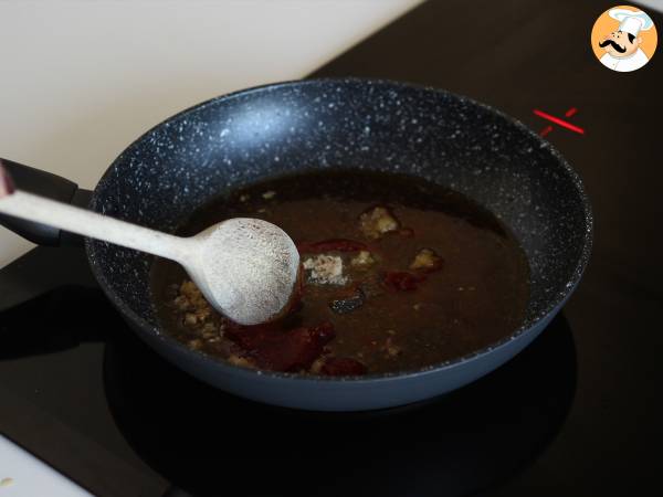 Korealaista paistettua kanaa mausteisella gochujang-kastikkeella - Dakgangjeong - Valmistelu askel 4