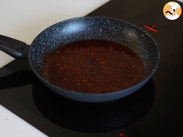 Korealaista paistettua kanaa mausteisella gochujang-kastikkeella - Dakgangjeong - Valmistelu askel 5