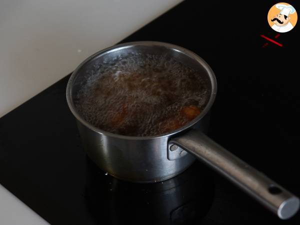 Korealaista paistettua kanaa mausteisella gochujang-kastikkeella - Dakgangjeong - Valmistelu askel 9