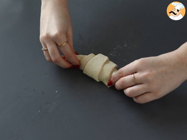 Erittäin herkullisia, superhelppoja crookies. Täydellinen yhdistelmä croissantteja ja keksejä! - Valmistelu askel 6