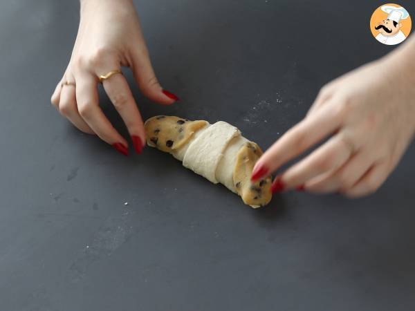 Erittäin herkullisia, superhelppoja crookies. Täydellinen yhdistelmä croissantteja ja keksejä! - Valmistelu askel 7