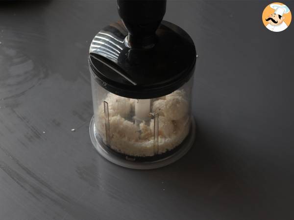 Kookos Tiramisu Raffaellon kanssa - Valmistelu askel 1