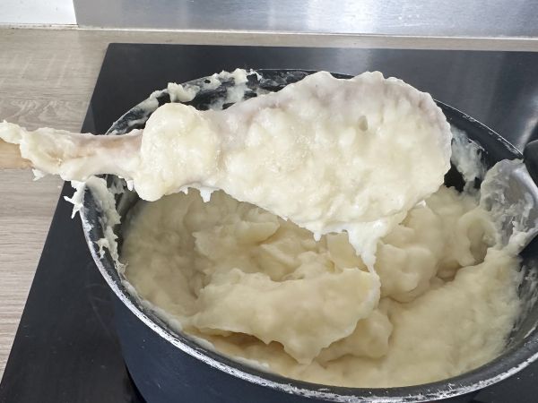 Kermainen ja helppo maniokkipyree - Valmistelu askel 6