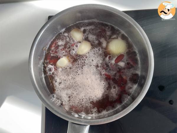 Kuinka keittää punaisia kidneypapuja tavallisessa kattilassa - Valmistelu askel 4