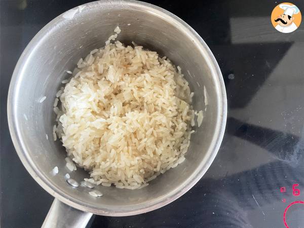 Valkoisen riisin valmistaminen - Valmistelu askel 4