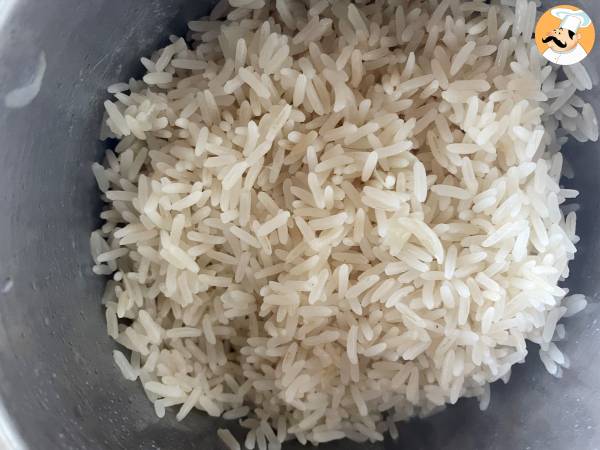 Valkoisen riisin valmistaminen - Valmistelu askel 5