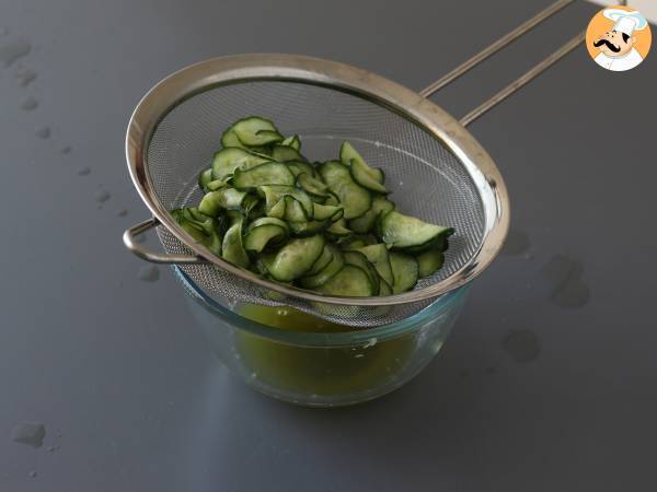 Japanilainen suolakurkkusalaatti - Valmistelu askel 4
