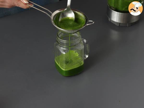 Detox vihreä mehu ilman uuttimen, maksimaalinen vitamiineja! - Valmistelu askel 5