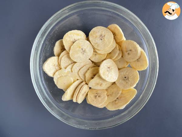 Uunissa paistetut plantain-lastut - Valmistelu askel 2
