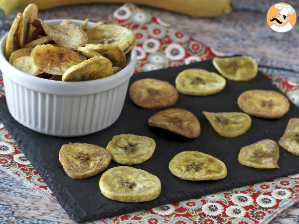 Uunissa paistetut plantain-lastut - Valmistelu askel 4