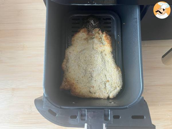 Paneroitu munakoiso Milanolaiseen tyyliin, mutta kasvissyöjä - Air Fryer ruoanlaitto - Valmistelu askel 11