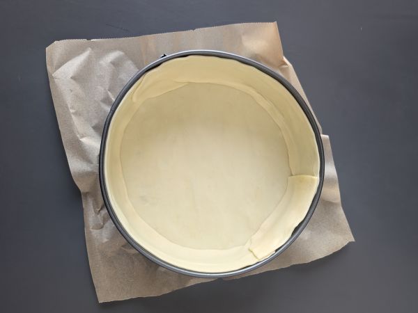 Laktoositon flan pâtissier - Valmistelu askel 3