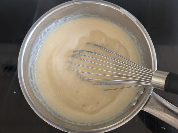 Laktoositon flan pâtissier - Valmistelu askel 8
