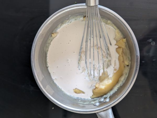 Laktoositon flan pâtissier - Valmistelu askel 9
